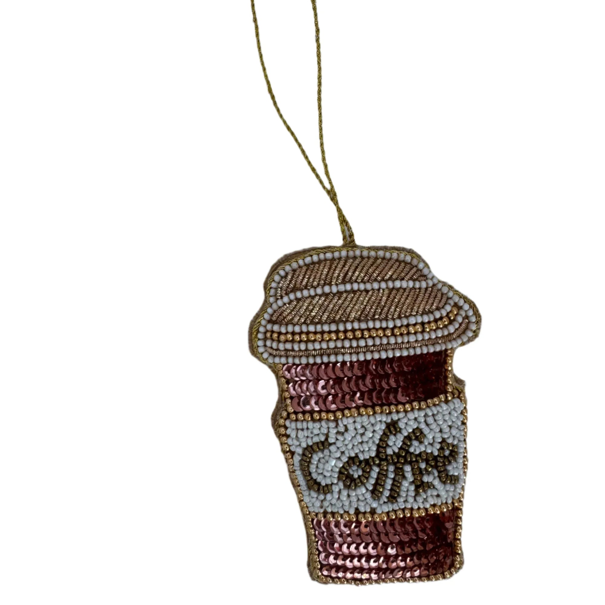 Mink + Me Coffee Sequin Decoration