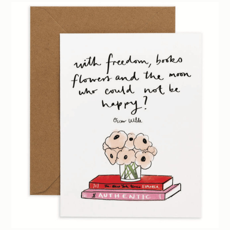 Miss Peahen Gift Card - Oscar Wilde Quote