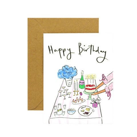 Miss Peahen Gift Crad | Birthday Banquet