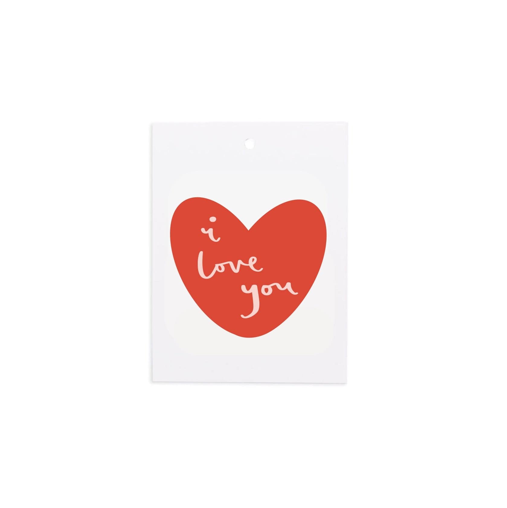 Miss Peahen Gift Tag - Love You