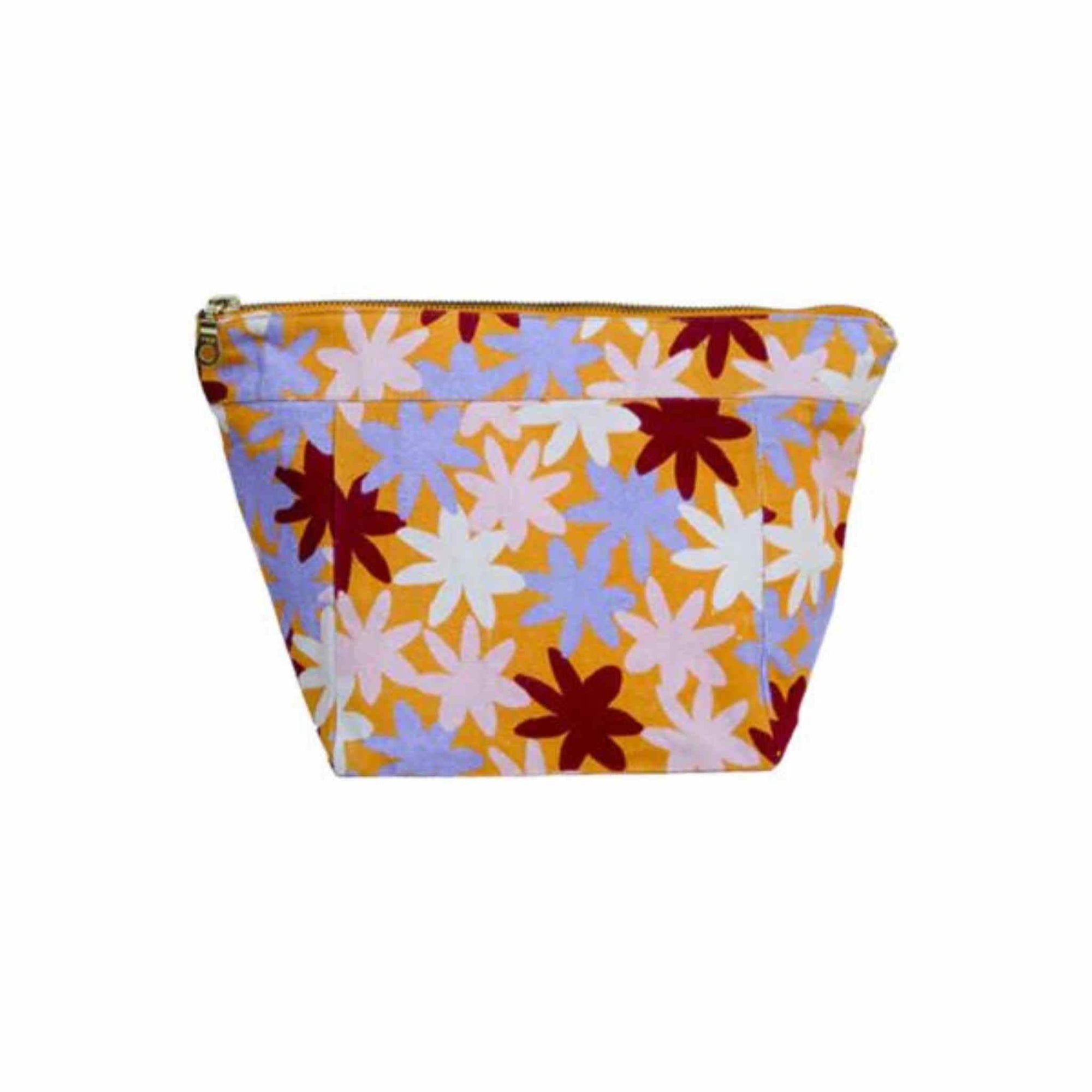 Mosey Me Cosmetic Case - Floral Crimson
