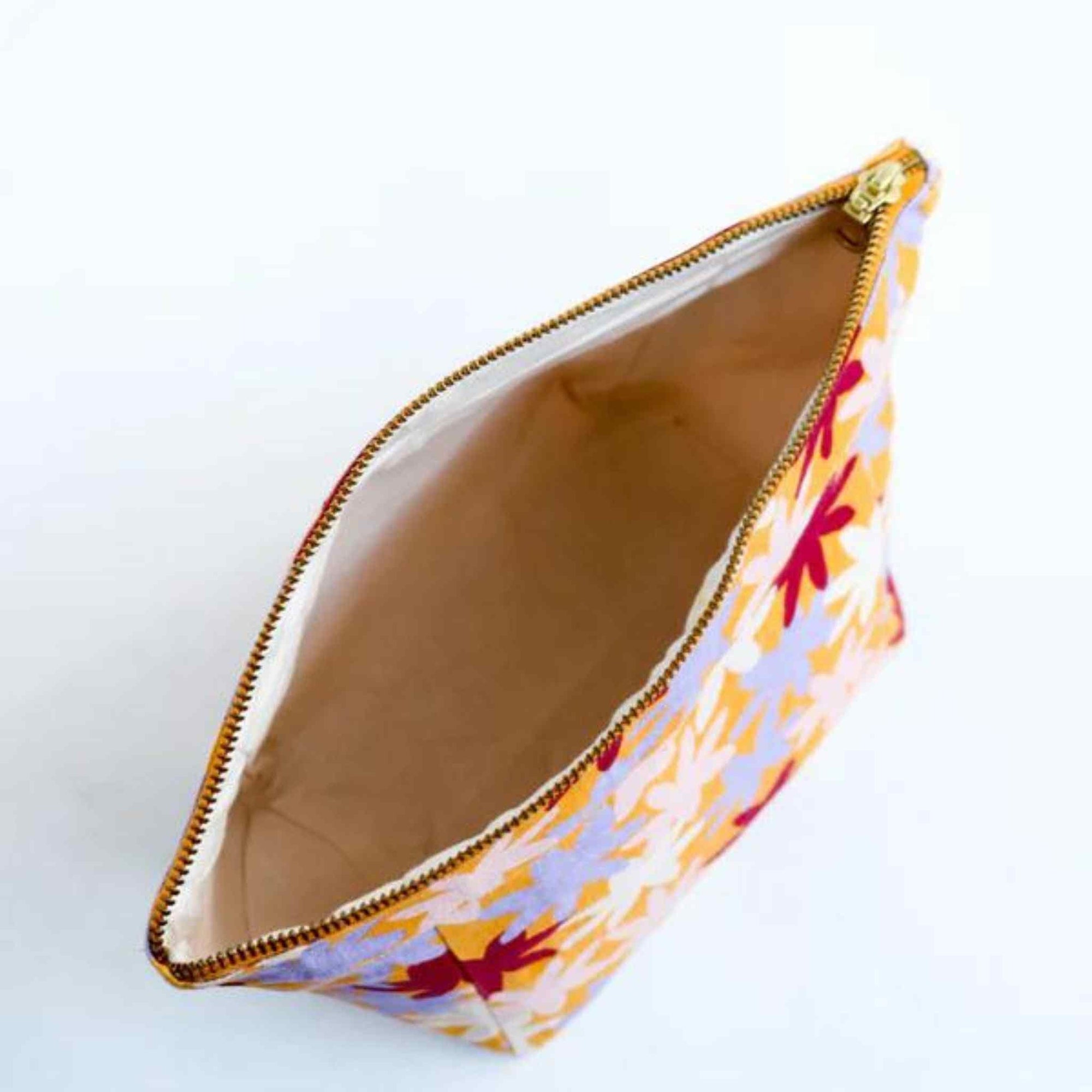 Mosey Me Cosmetic Case - Floral Crimson