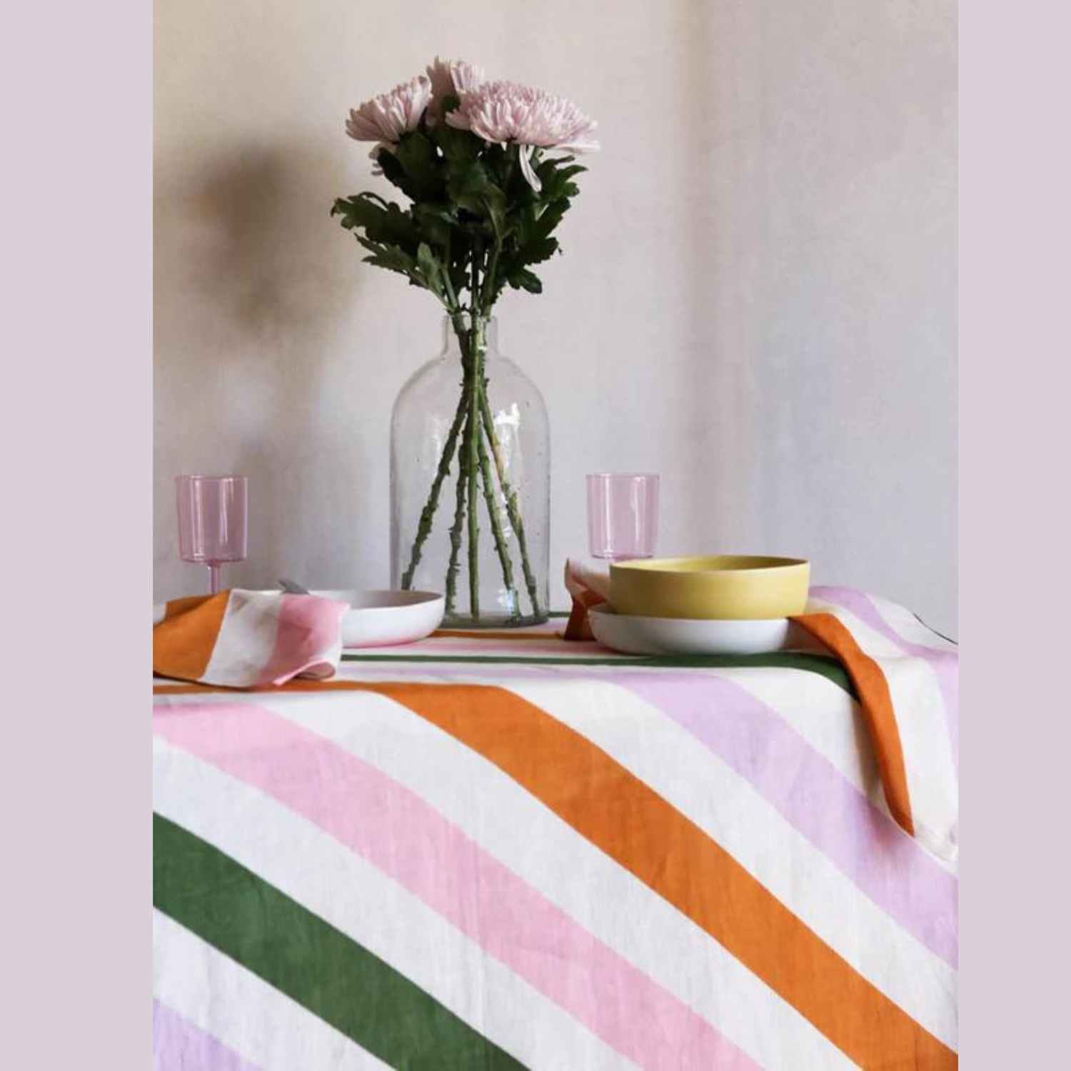 Mosey Me Tablecloth - Maypole Stripe