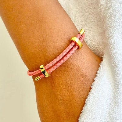 Mosk Melbourne Peach Rope Bracelet