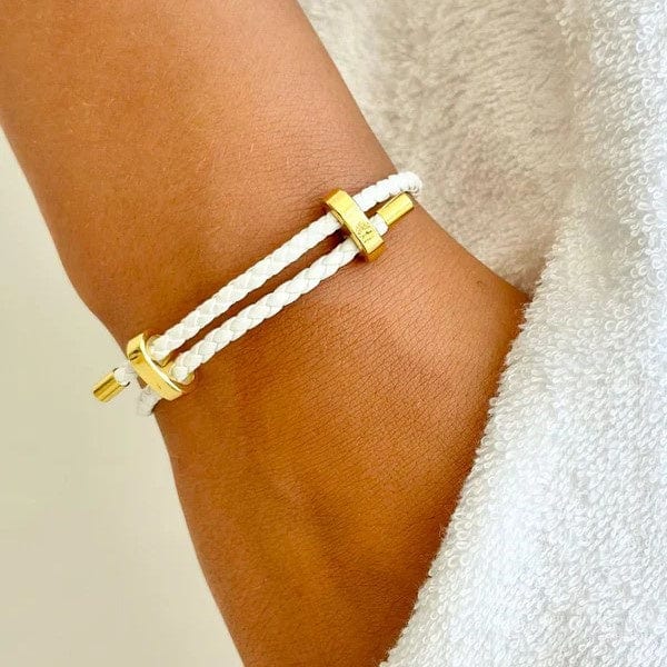 Mosk Melbourne White Rope Bracelet