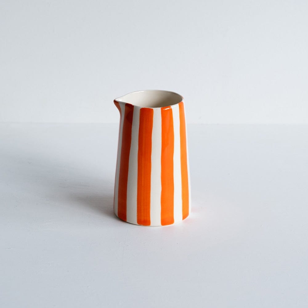 Musango Creamer | Candy Stripe Tangerine