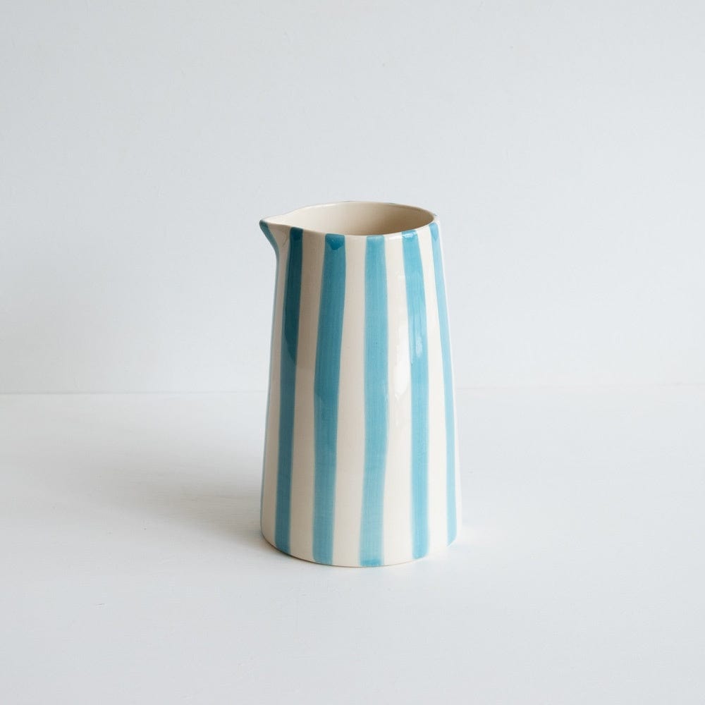 Musango Jug | Candy Stripe Turquoise