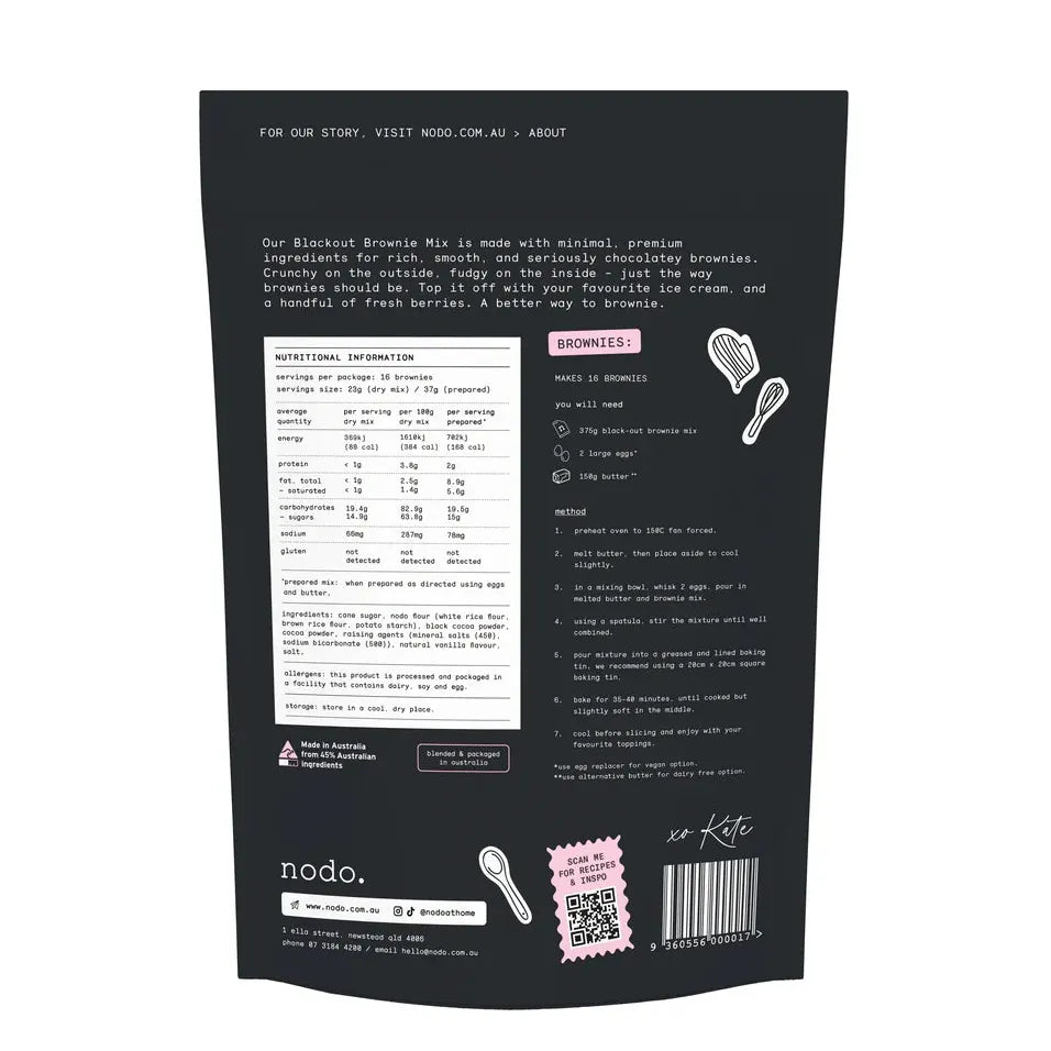 Nodo Brownie Cake Mix