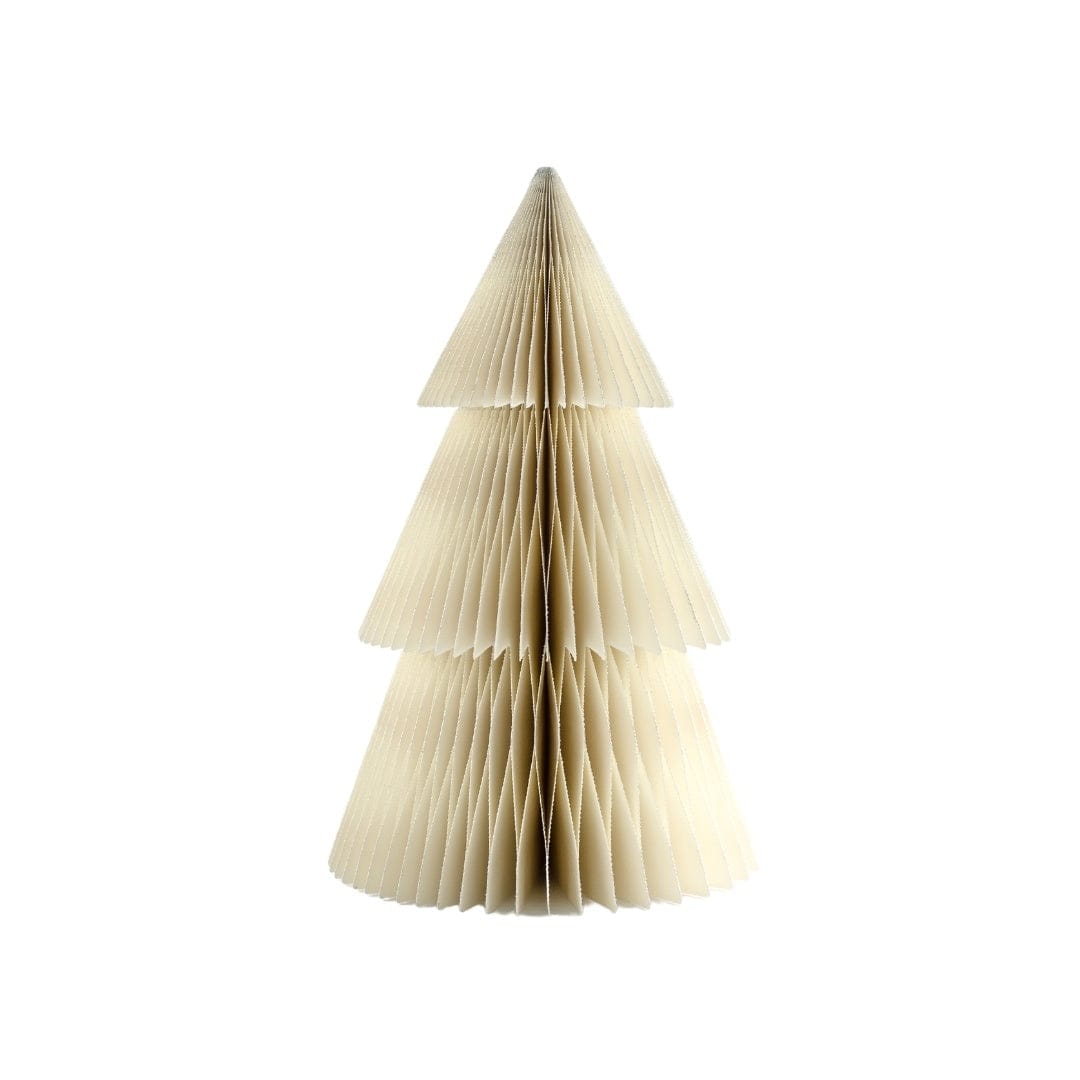 Nordic Rooms Deluxe Tree Off White + Silver Glitter 31cm