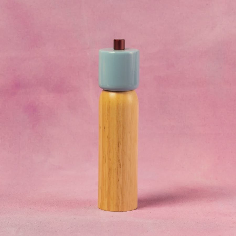 Not specified Salt + Pepper Grinder | Light Blue + Burgundy