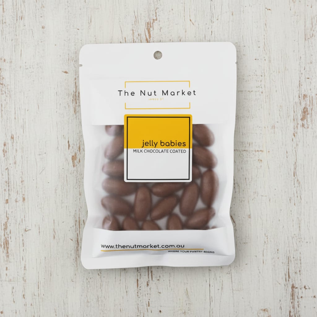 Nut Market Milk Chocolate Jelly Babies 150g