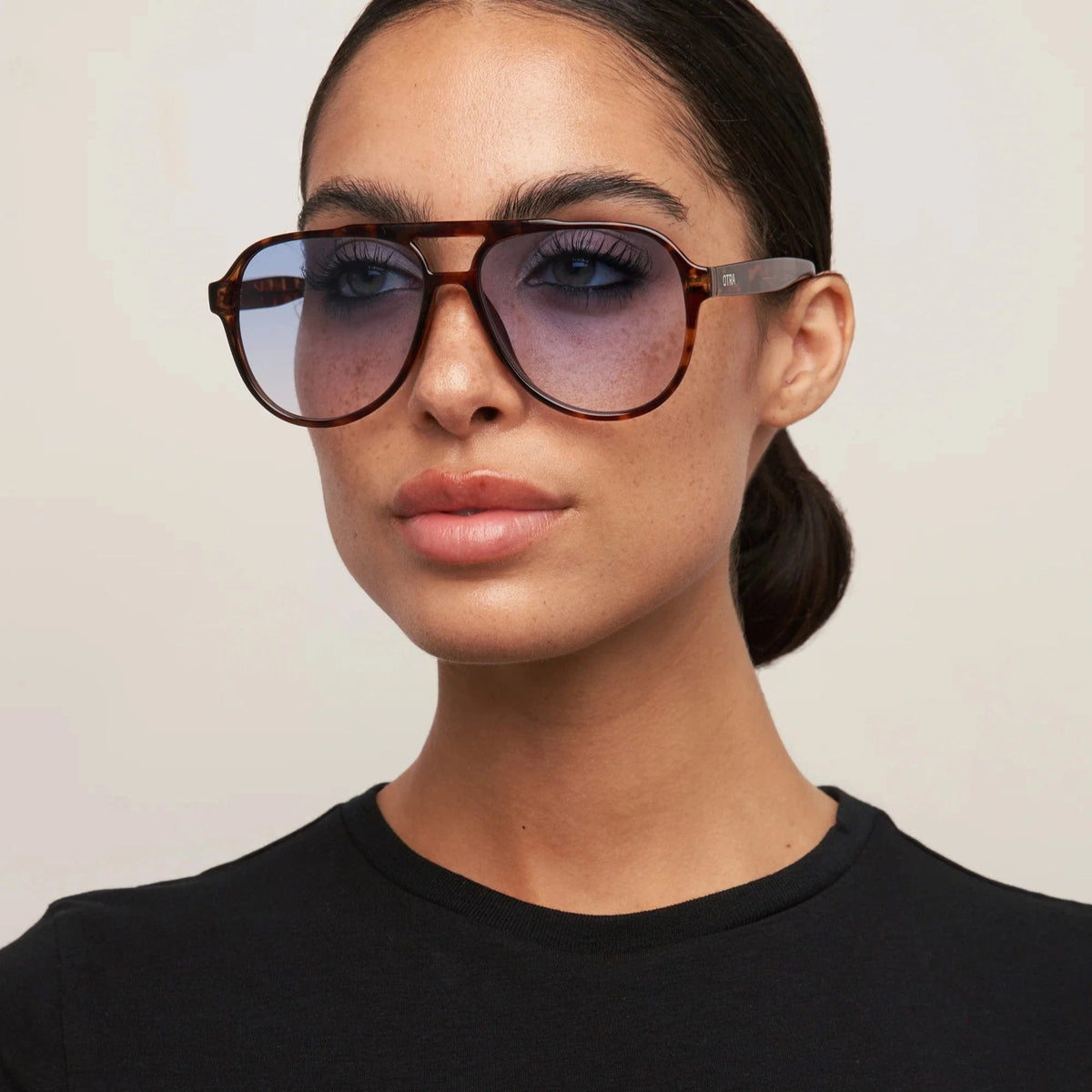 Otra Eyewear Stevie Sunglasses | Tort + Blue Fade