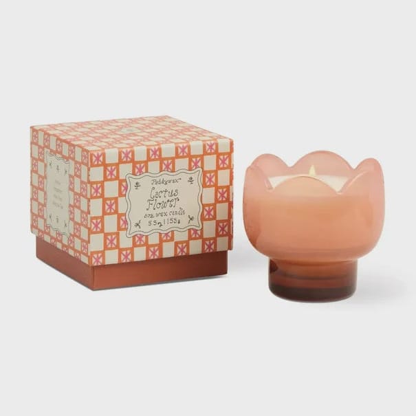 Paddywax Tulip Glass Candle | Cactus Flower