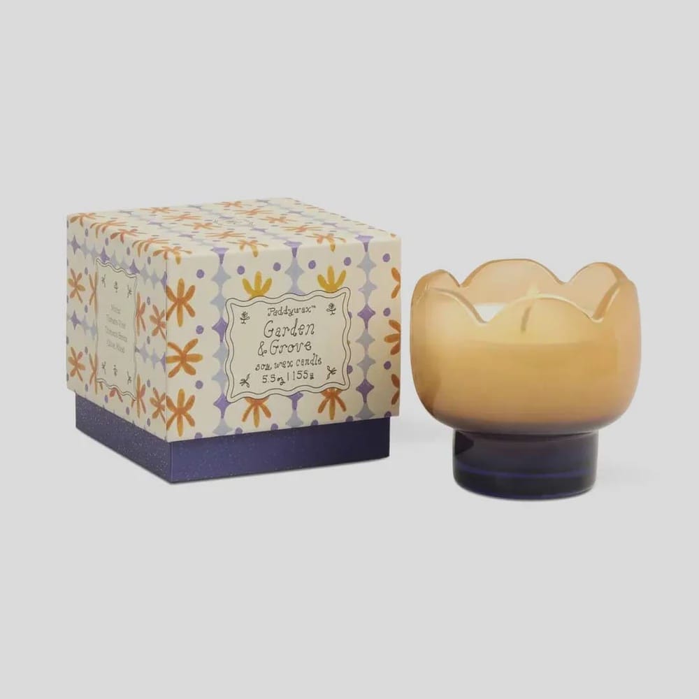 Paddywax Tulip Glass Candle | Garden + Grove