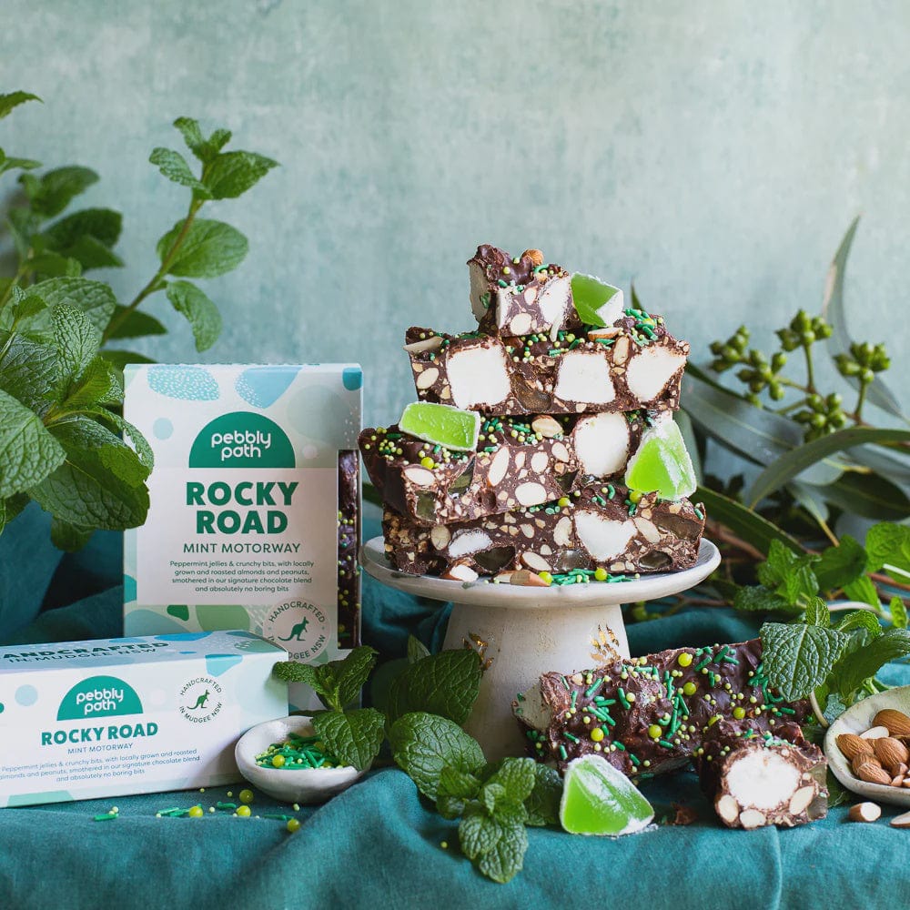 Pebbly Path Mint Motorway Rocky Road