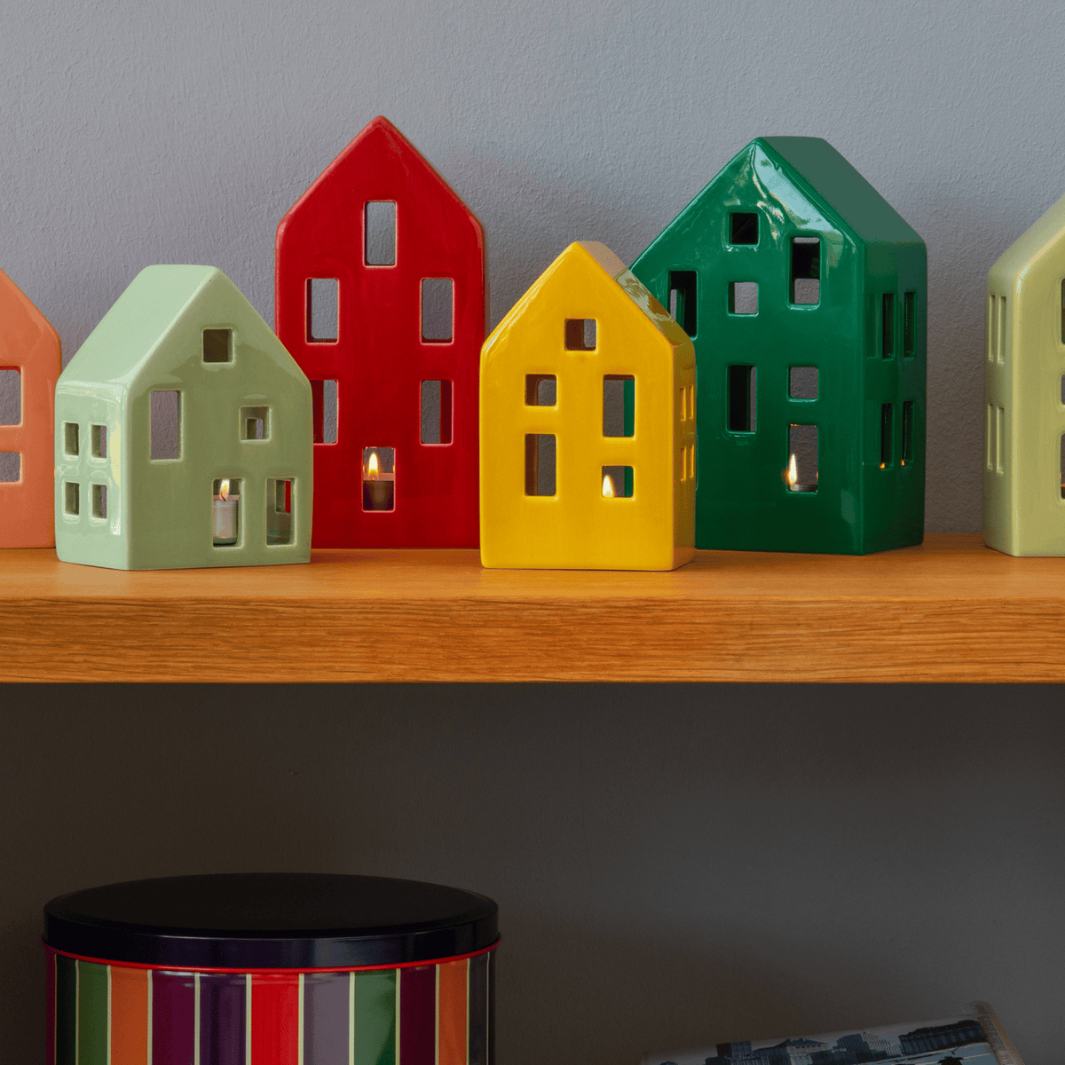 Remember Tealight House | Blue
