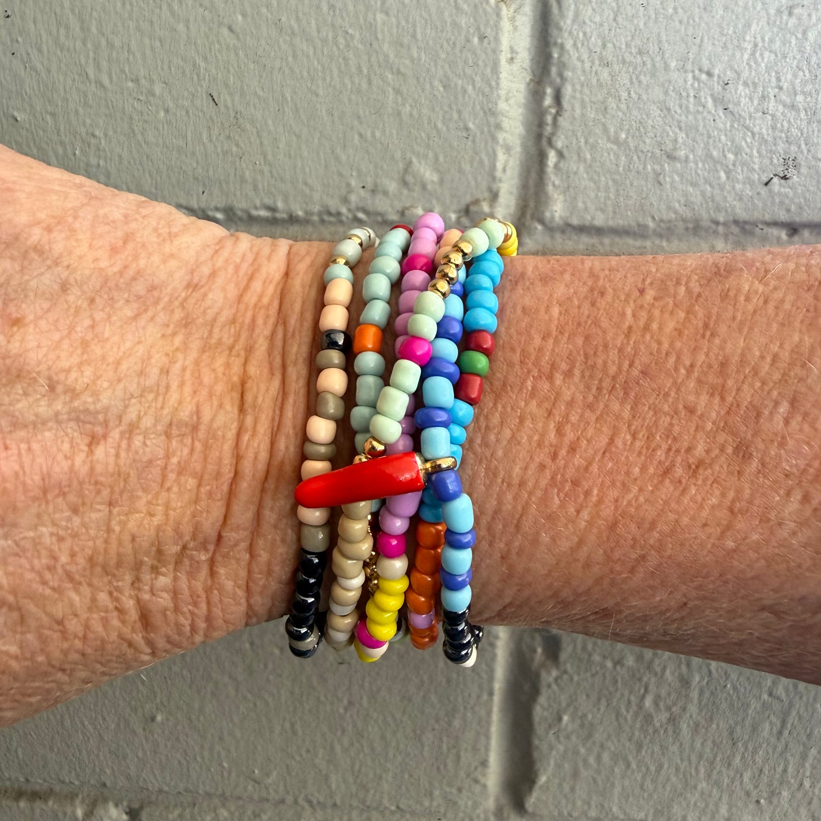 Rusty Pot Handmade Wrap Bracelet/Necklace|ChilliBlueBlue