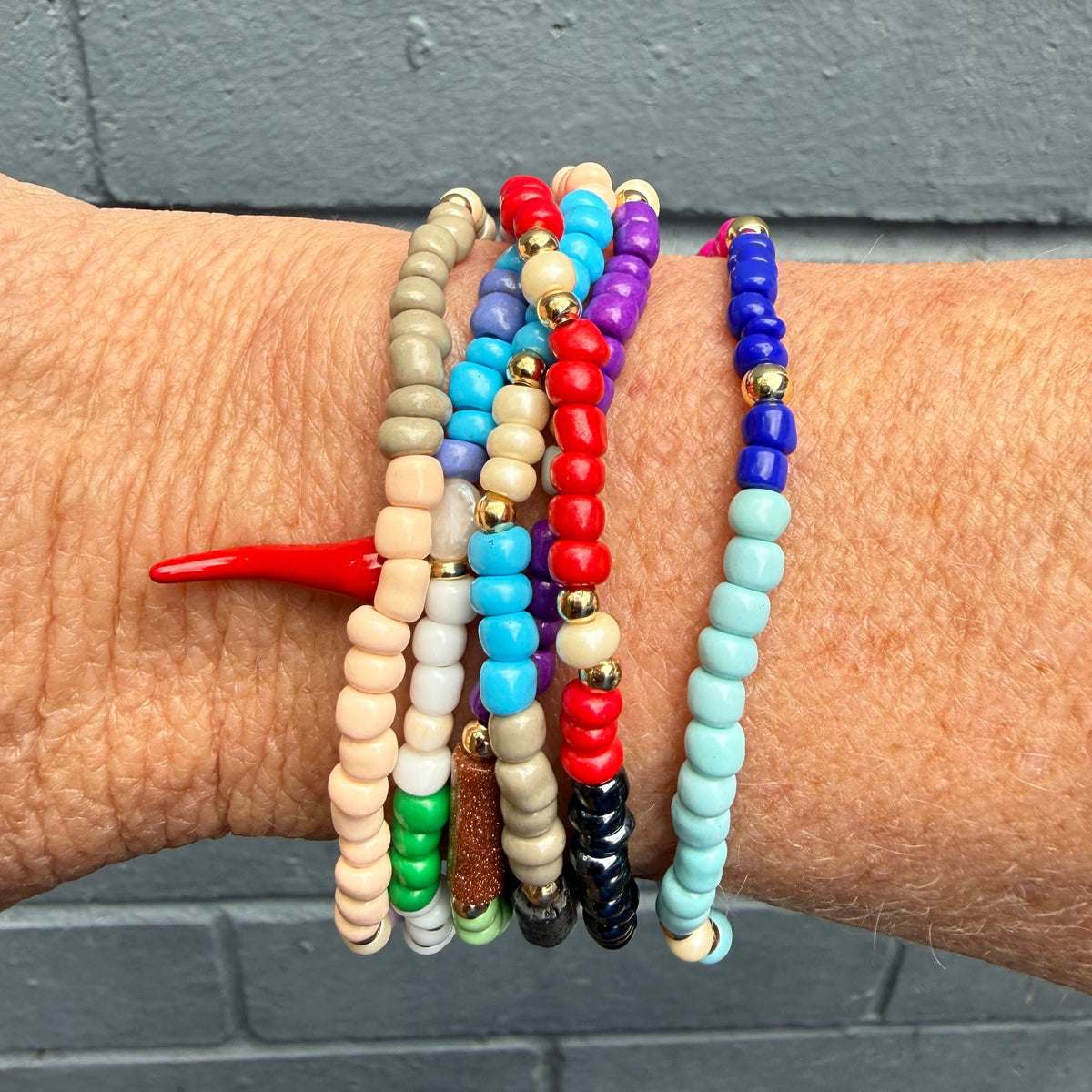 Rusty Pot Handmade Wrap Bracelet/Necklace|WhitePearlChilli