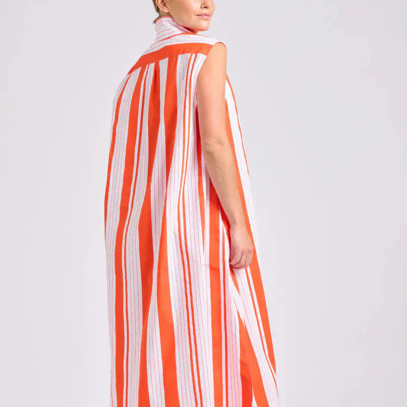 Shirty The Sabine Dress | Sunset Retro Stripe