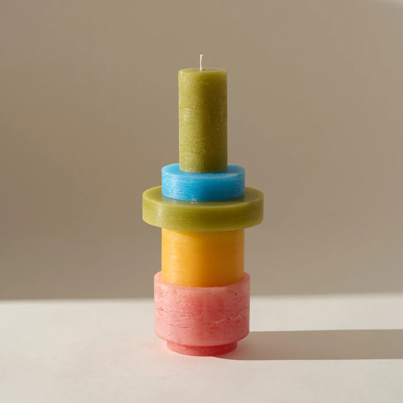 Stan Editions Stan Editions | Candle Stack 3 | Pink + Yellow