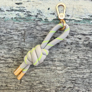 Sunday Merchant Bag Tag / Keyring Grey
