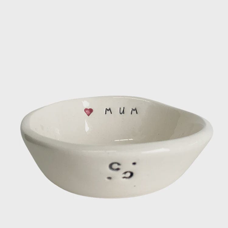 Sunday Merchant Ceramic Bowl Mum + Pink Heart