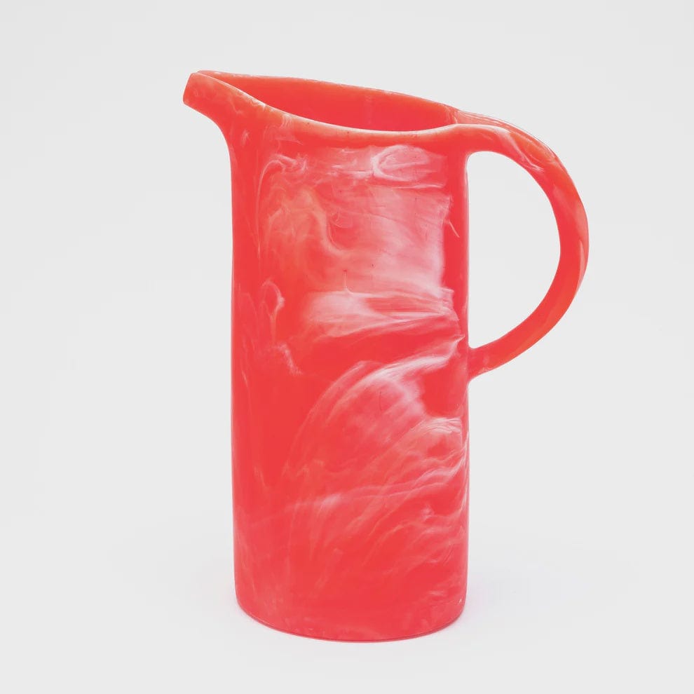 Sunday Merchant Classical Resin Jug | Coral Swirl