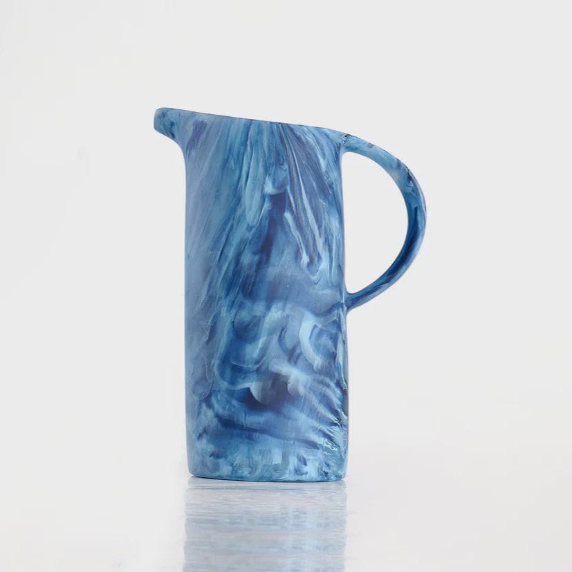 Sunday Merchant Classical Resin Jug | Denim Swirl