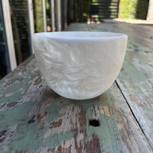 Sunday Merchant Deep Small Bowl | White Swirl