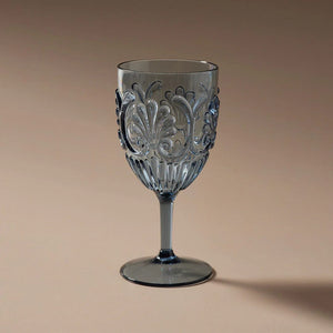 Sunday Merchant Flemington Acrylic Wine Glass Blue