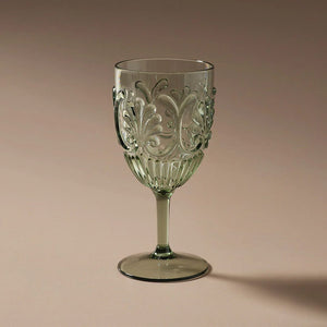 Sunday Merchant Flemington Acrylic Wine Glass Green