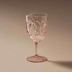 Sunday Merchant Flemington Acrylic Wine Glass Pink