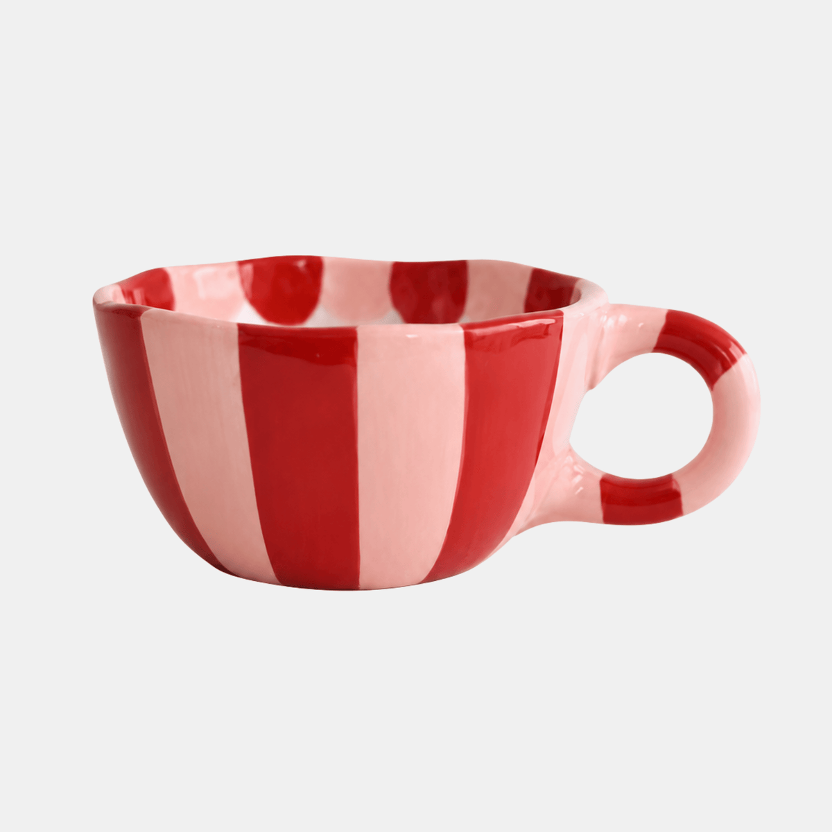 Sunday Merchant Josie Ceramic Mug 300ml | Red Stripe