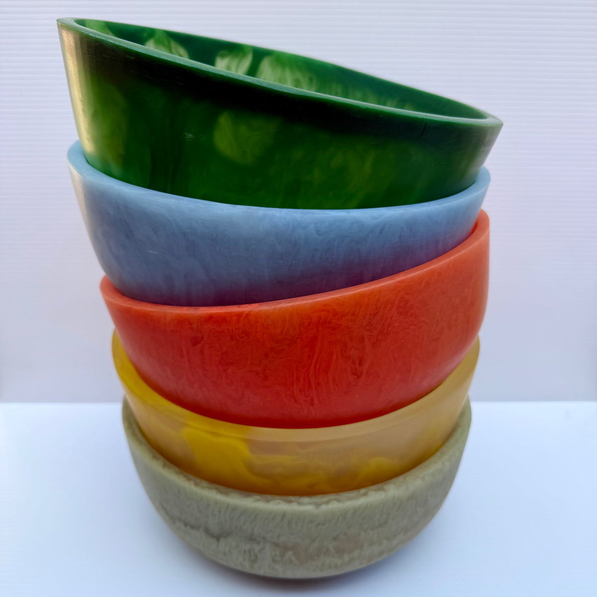 Sunday Merchant Kip Resin Salad Bowl | Sky