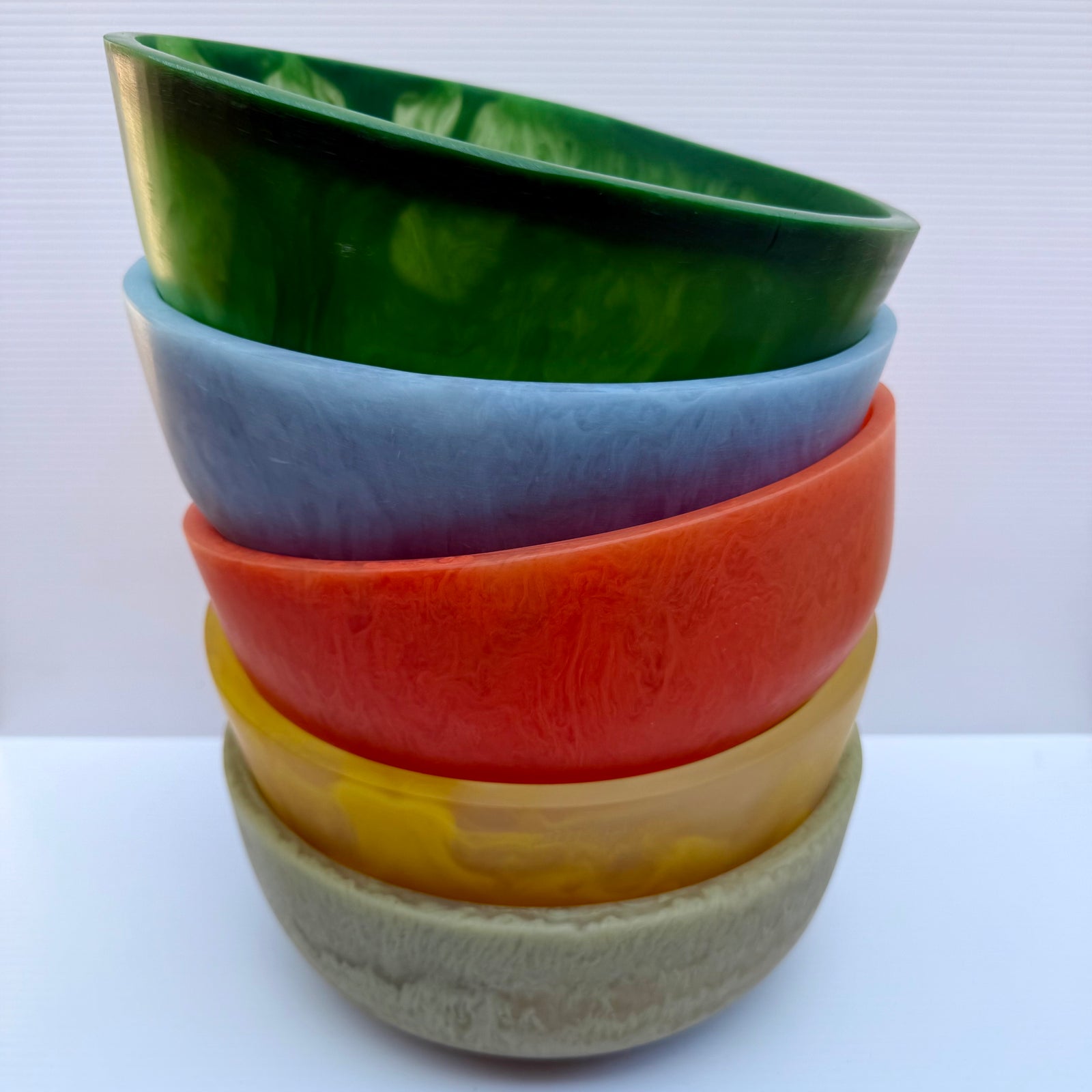 Sunday Merchant Kip Resin Salad Bowl | Sky