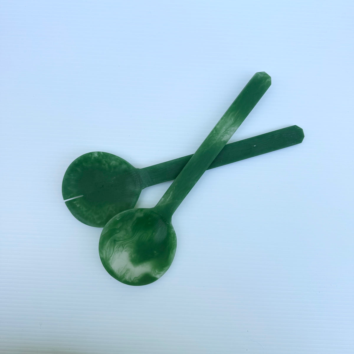 Sunday Merchant Kip Resin Salad Servers | Emerald