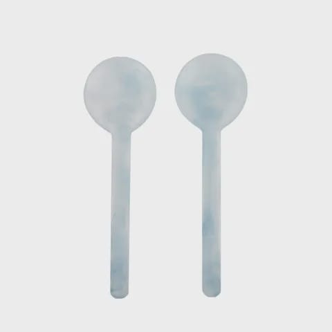 Sunday Merchant Kip Resin Salad Servers | Sky