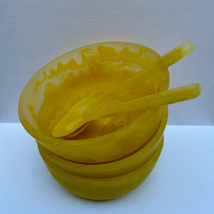 Sunday Merchant Kip Resin Salad Servers | Zest