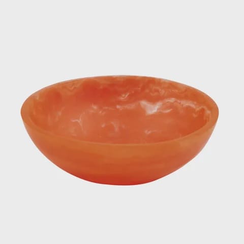 Sunday Merchant Kip Resin Small Bowl | Papaya