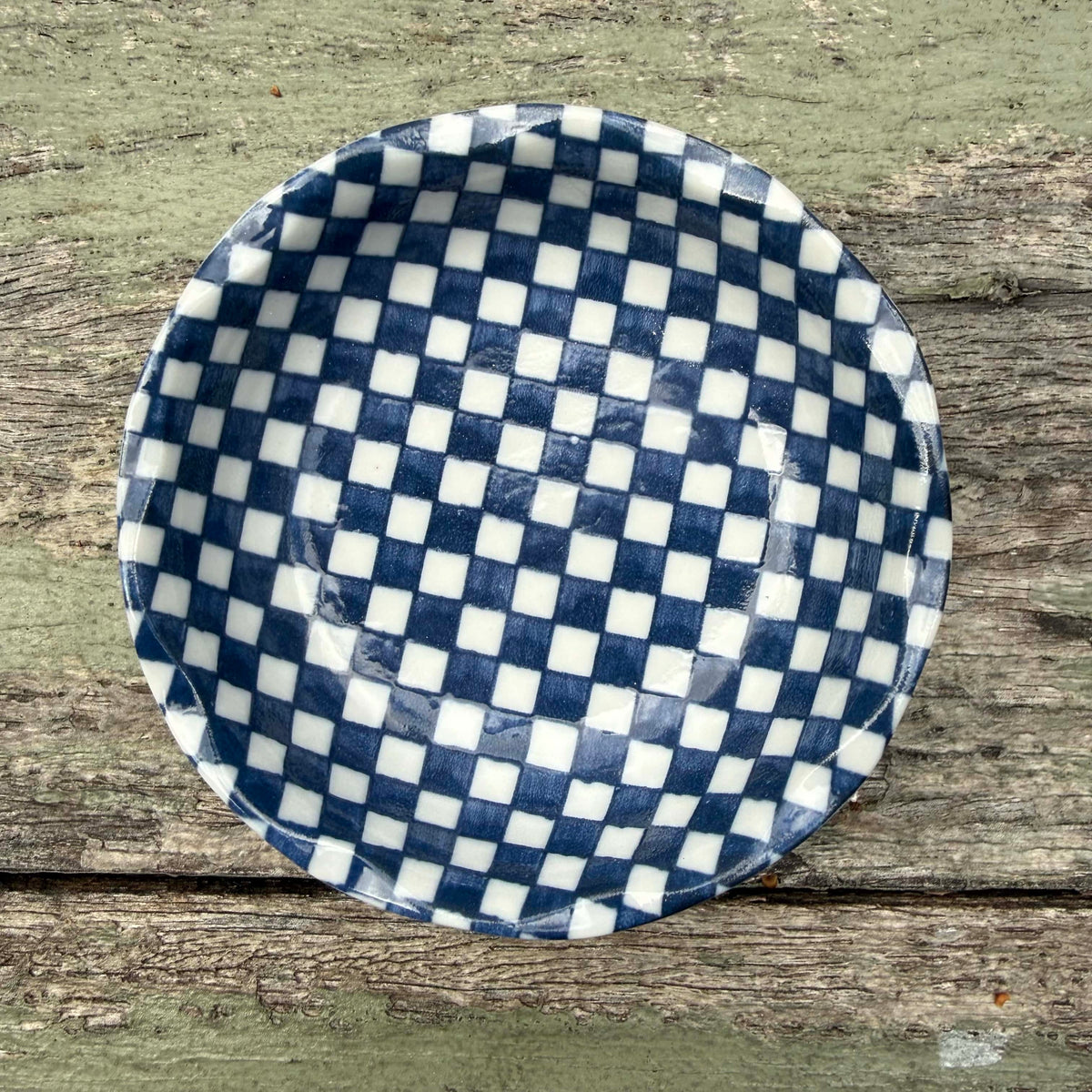 Sunday Merchant Little Blue Bowl | Checks