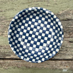 Sunday Merchant Little Blue Bowl | Checks