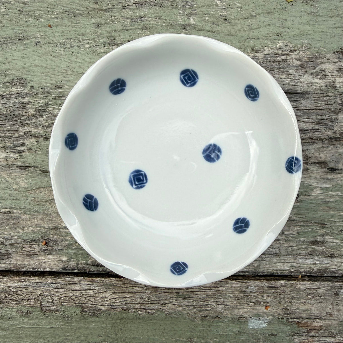Sunday Merchant Little Blue Bowl | Dots