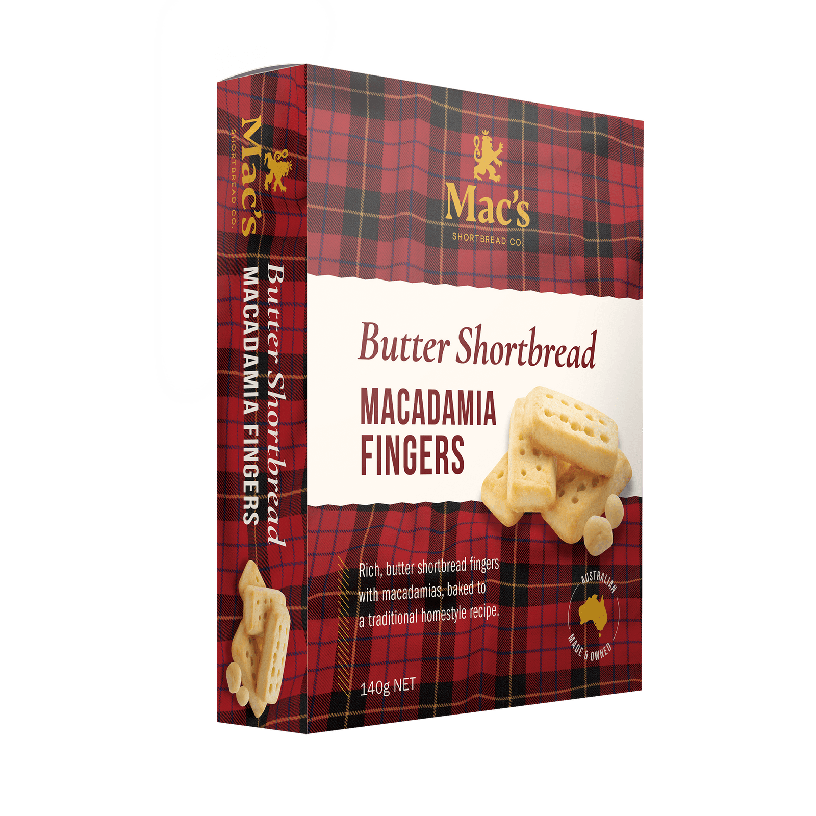 Sunday Merchant Mac's Shortbread Macadamia Shortbread Fingers
