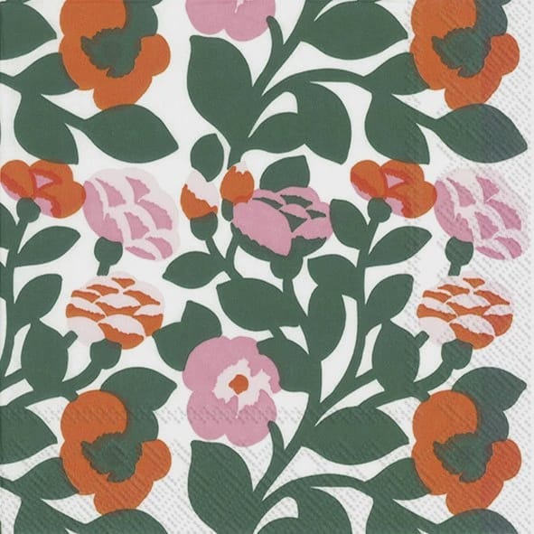 Sunday Merchant Marimekko Serviettes | Green Green Orange