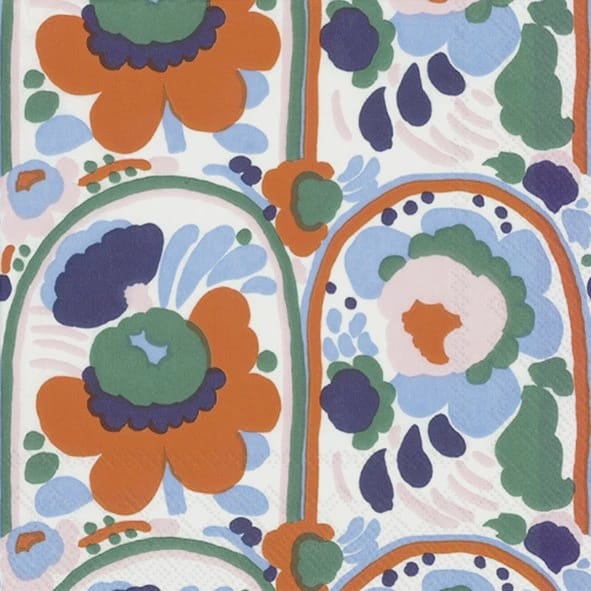 Sunday Merchant Marimekko Serviettes | Karuselli Orange