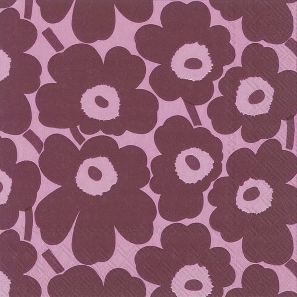 Sunday Merchant Marimekko Serviettes | Mini Unikko Pink