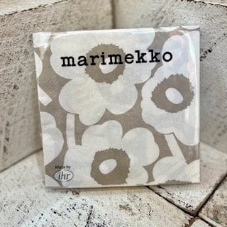 Sunday Merchant Marimekko Serviettes - Taupe Linen