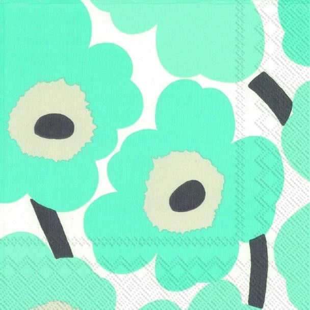 Sunday Merchant Marimekko Serviettes - Turquoise