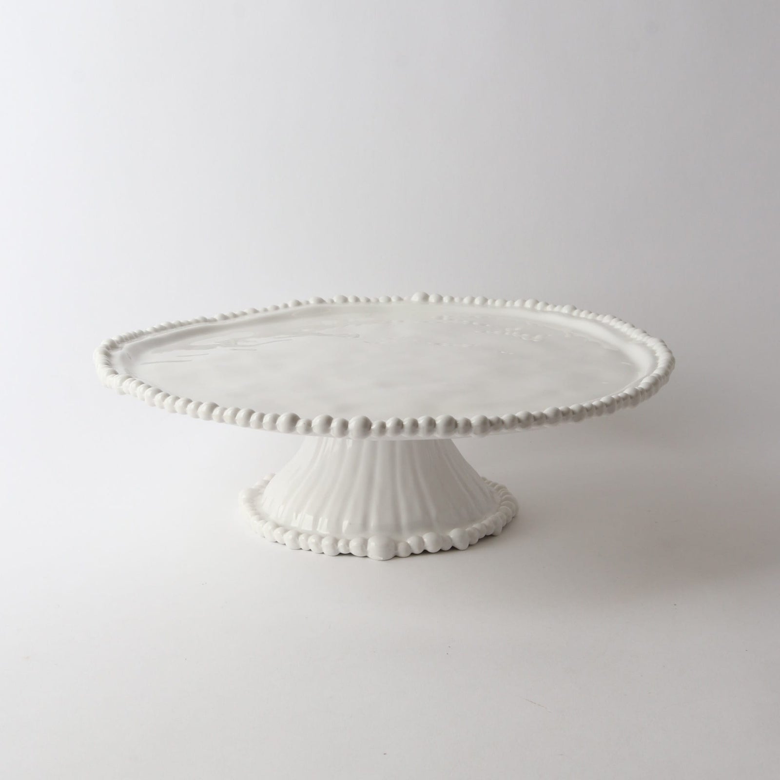 Sunday Merchant Melamine Pearl Cake Stand | White