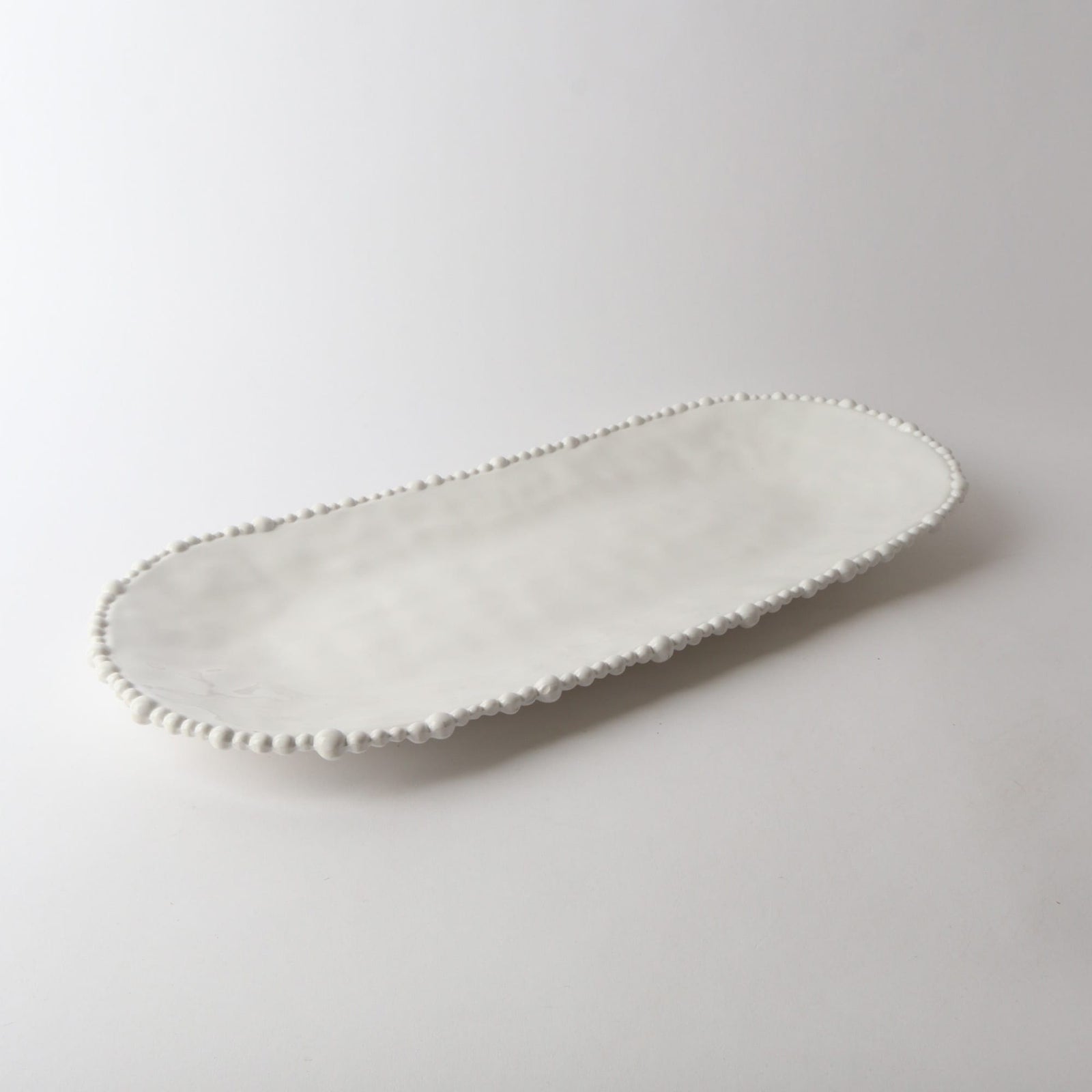 Sunday Merchant Melamine Pearl Platter 53cm | White